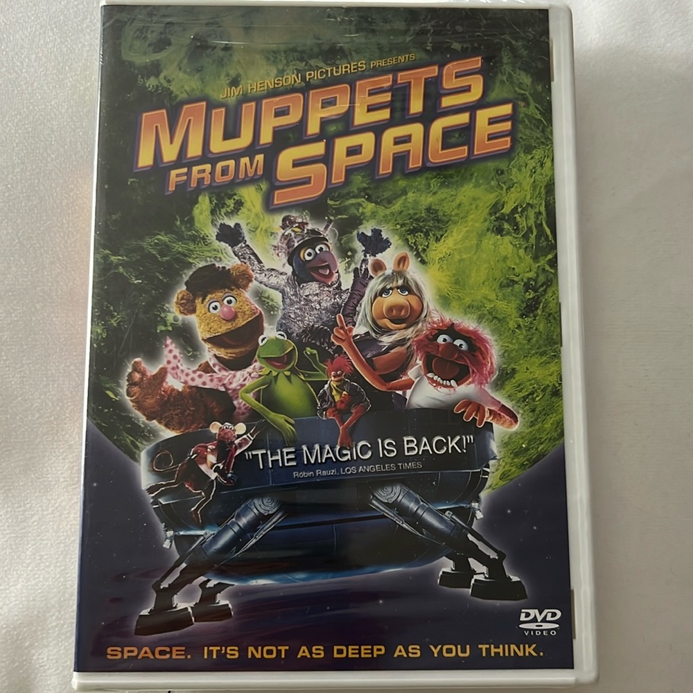 New in package, DVD.  Muppets From Space